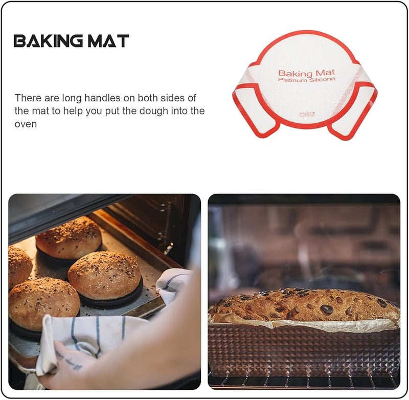 Non Stick Silicone Baking Mat With Handles For Dough Rolling And Oven Liner - Image 5